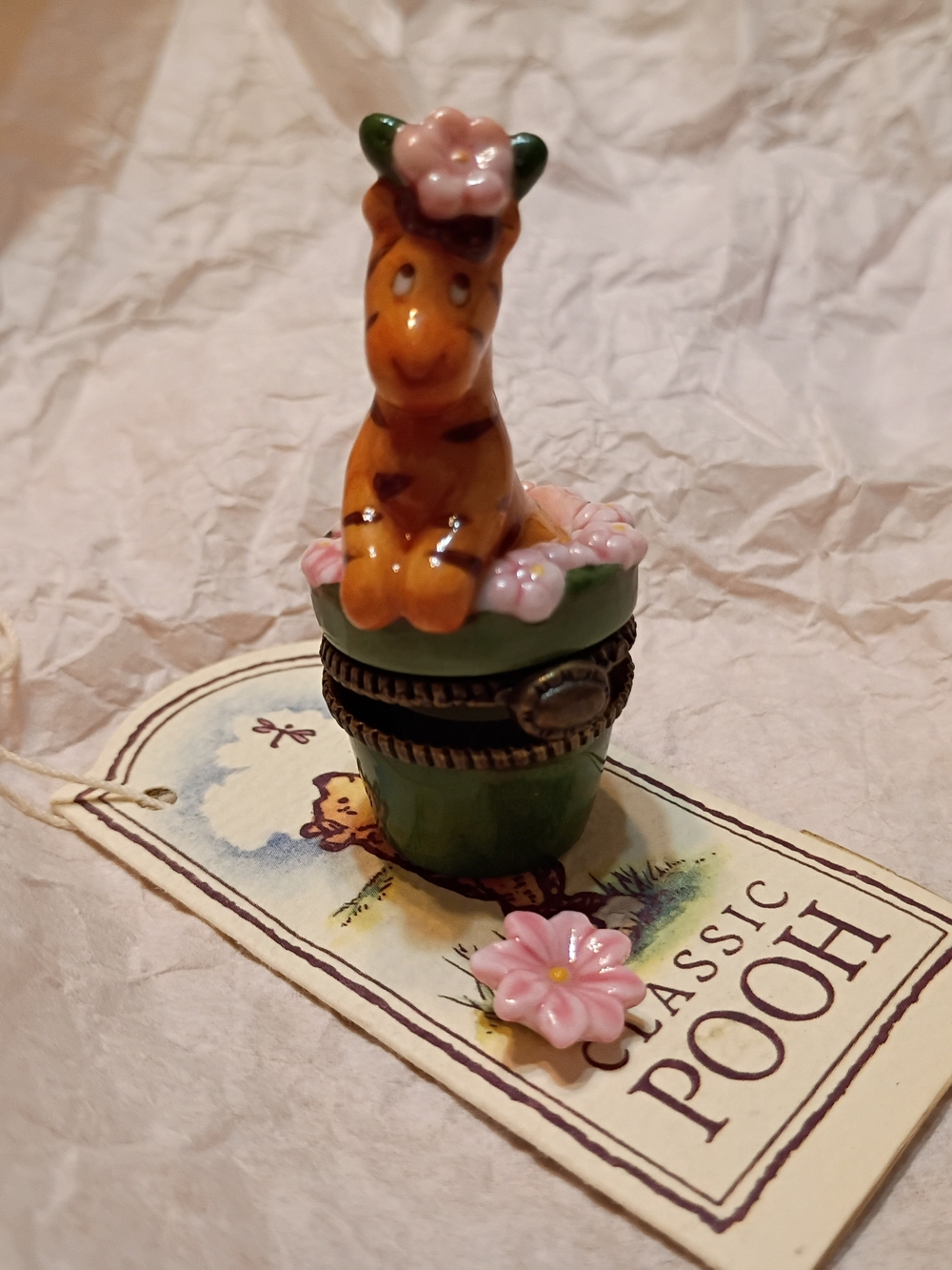 PHB Classic Pooh "Tigger On A Flower" Complete With Flower Trinket